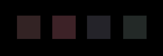 Вы должны различить на черном поле 4 квадрата: коричневый, красноватый, синий и зеленый
